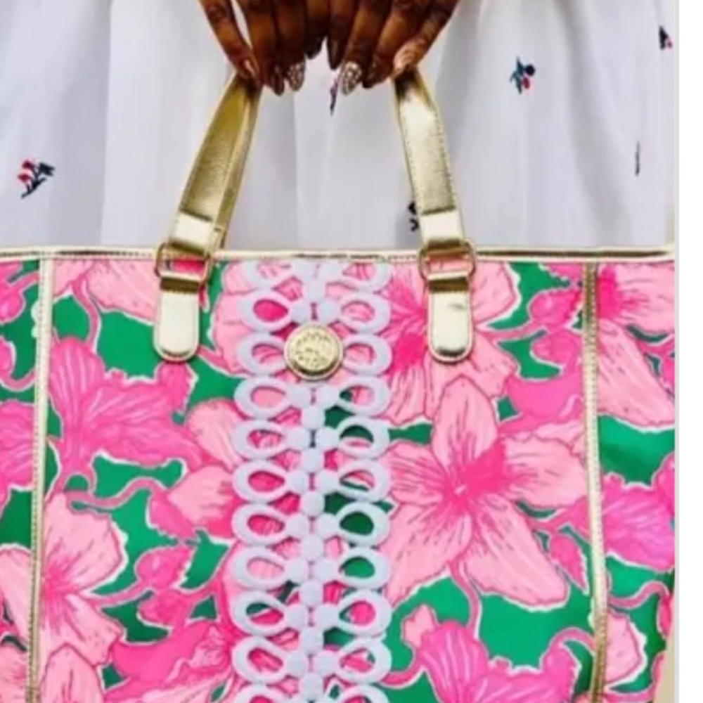 Lilly Pulitzer GWP Tote in Hibis Kiss